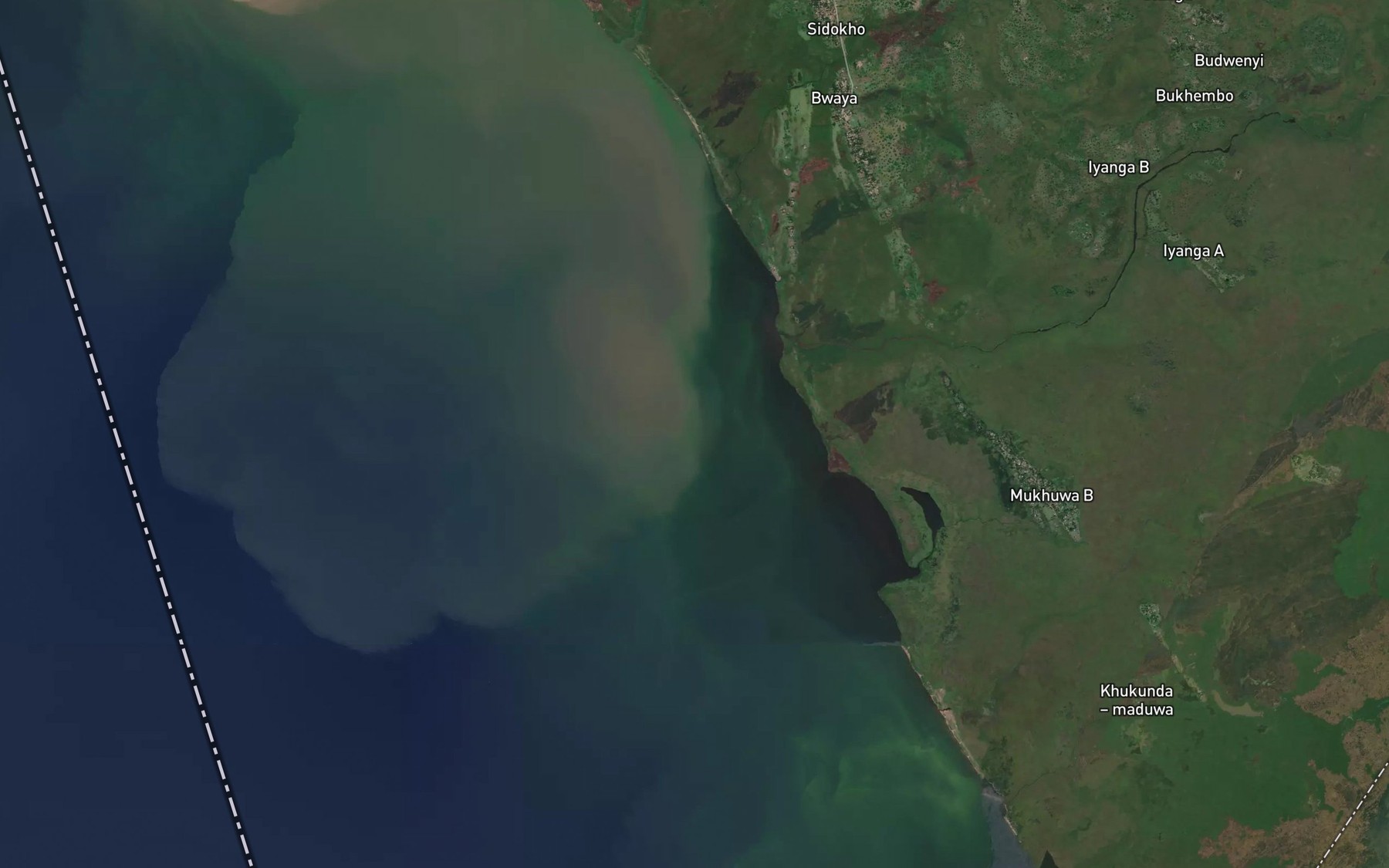Satellite map of the Namakbongo
