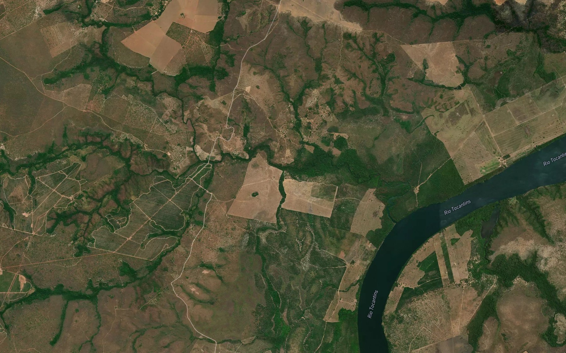 Satellite map of the Corrego Landi