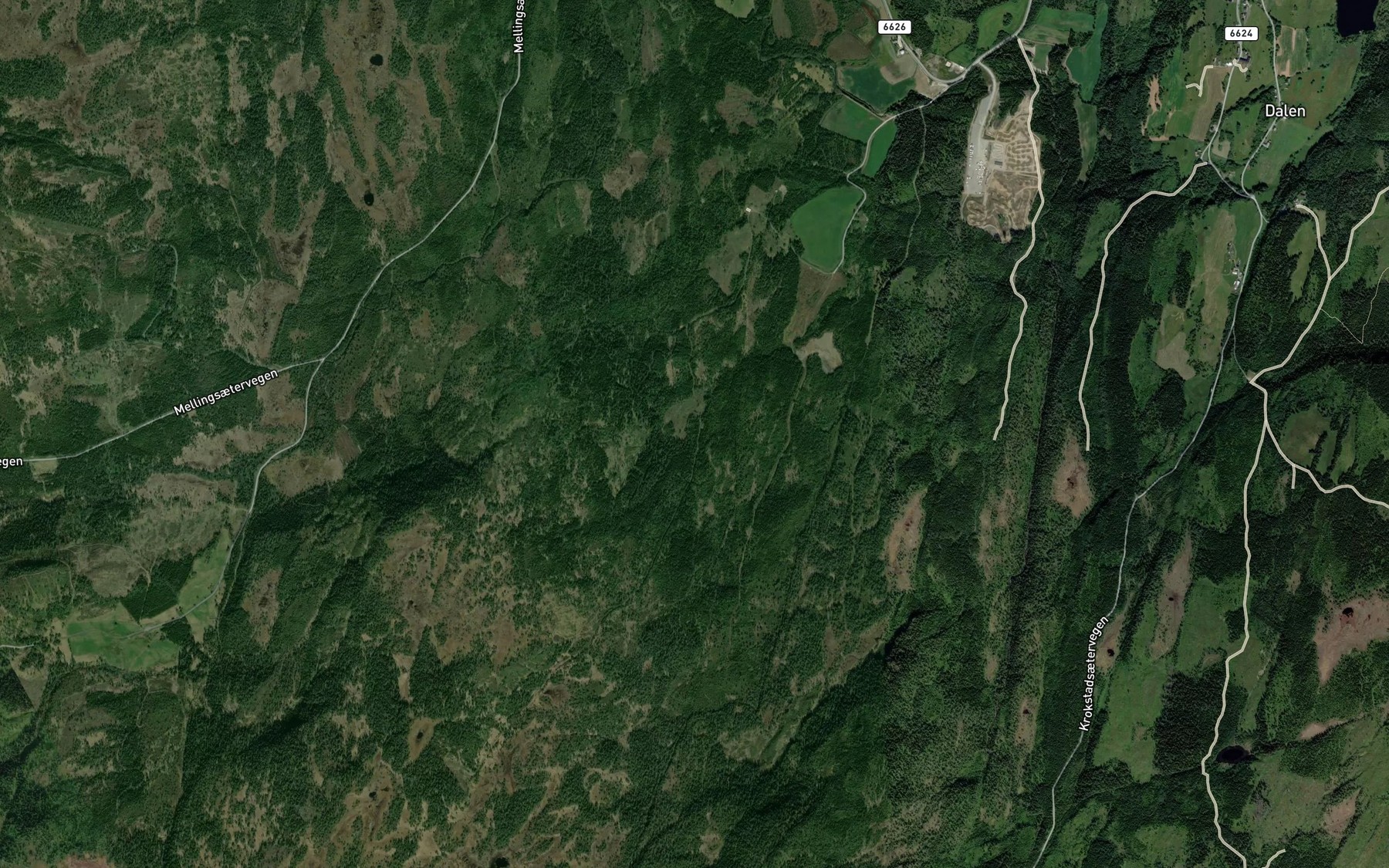 Satellite map of the Langolabekken