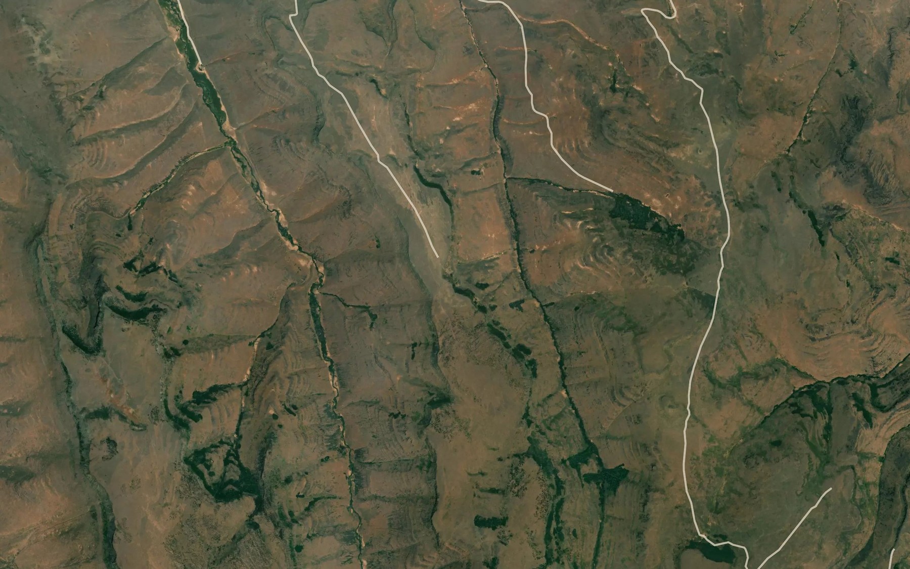 Satellite map of the Little Table Seep