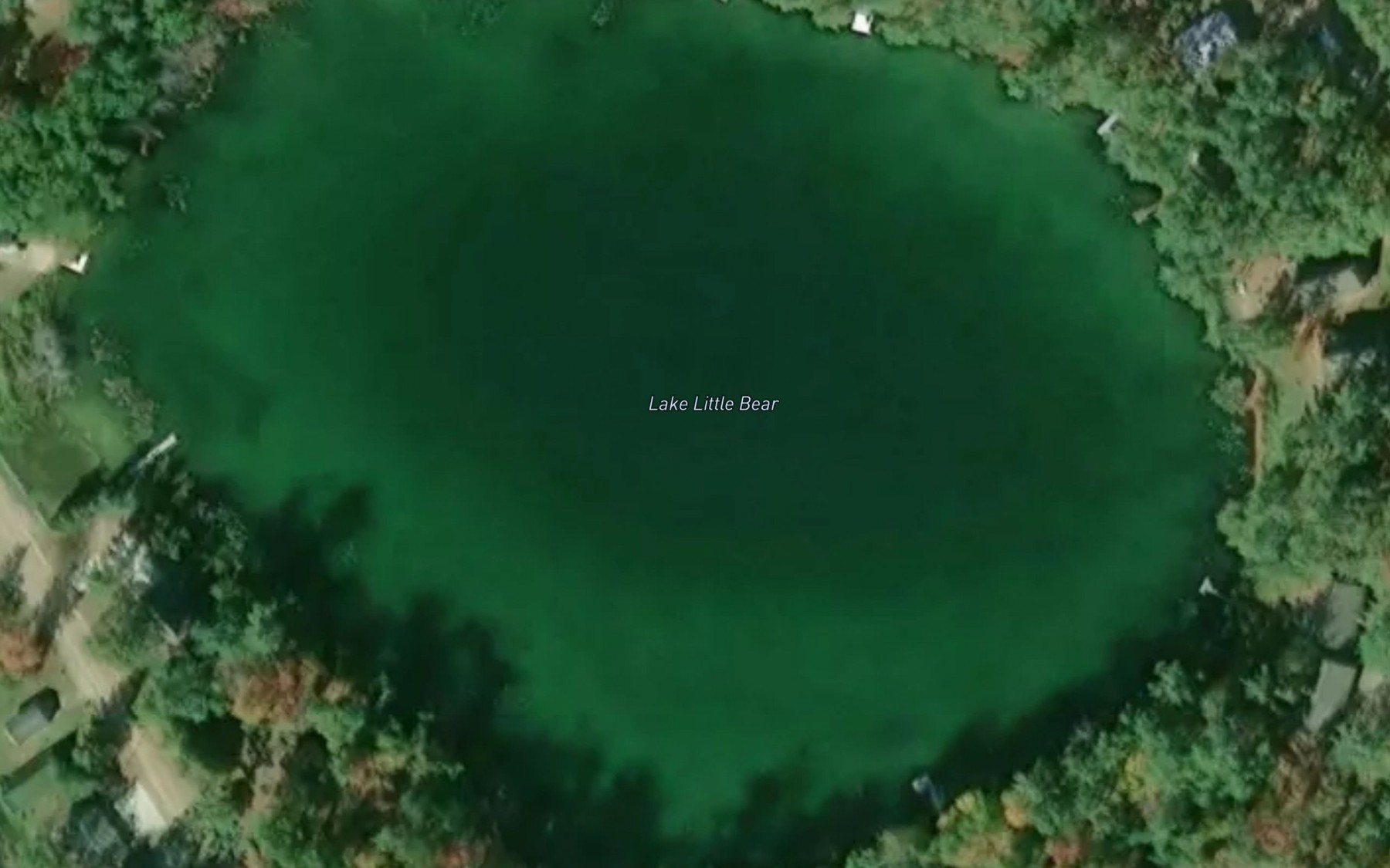Satellite map of the Lake Little Bear