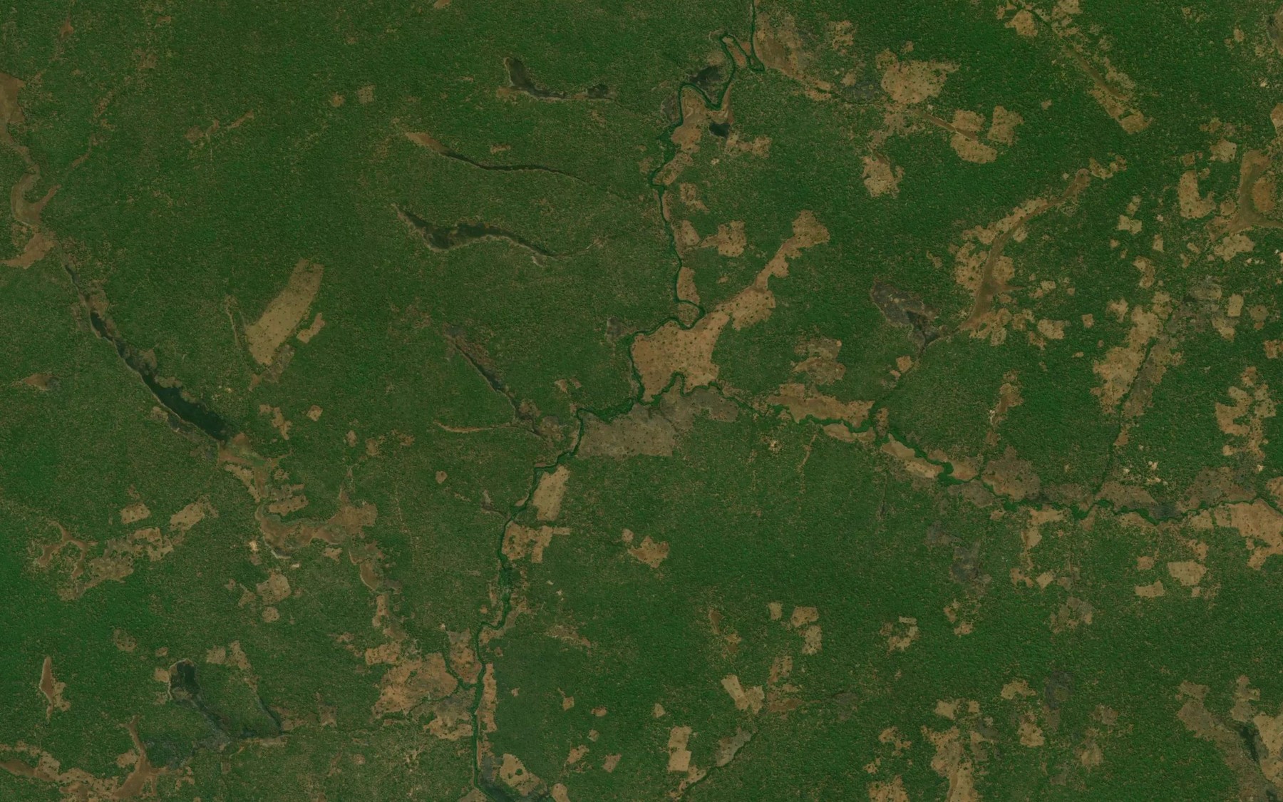 Satellite map of the Muchema