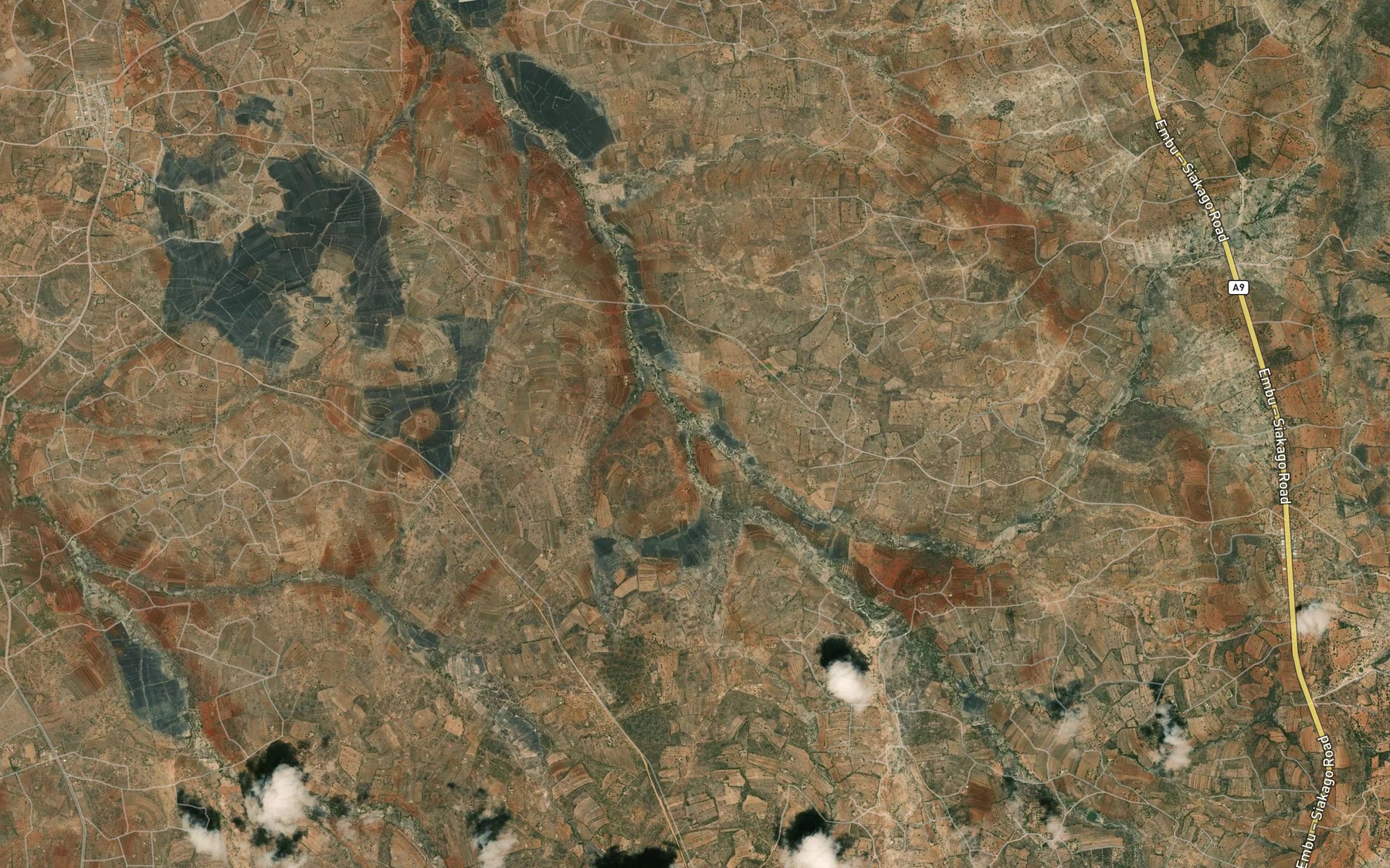 Satellite map of the Tulenyumbu