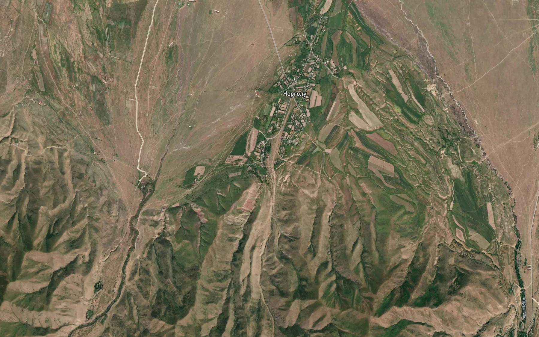 Satellite map of the Chorgolu