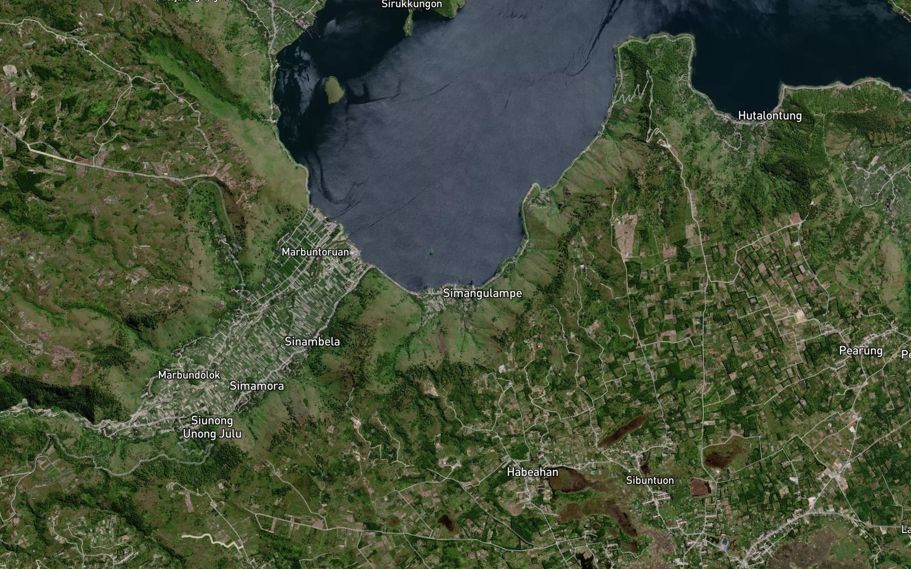 Satellite map of the Binanga Sibunibuni