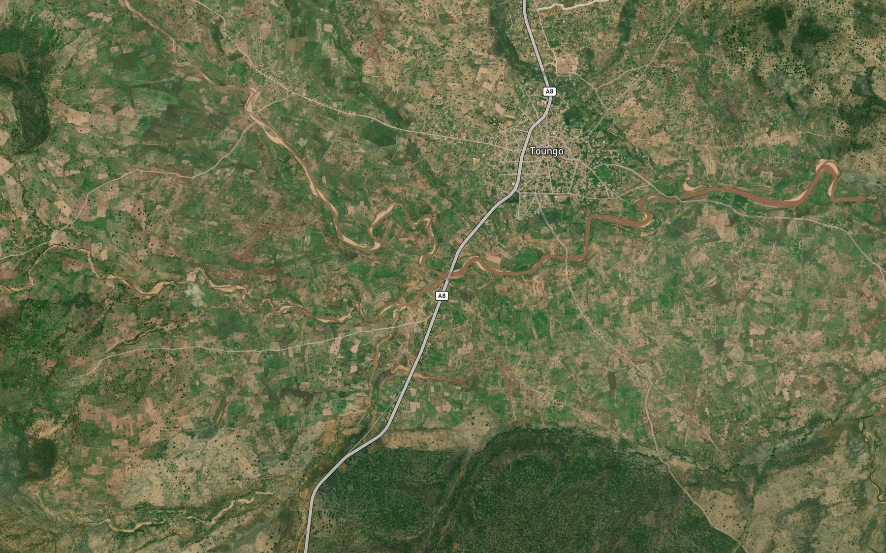 Satellite map of the RiverInoru