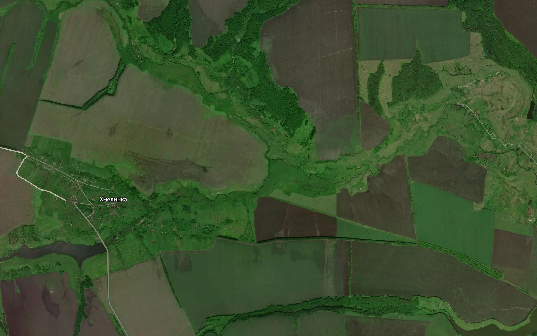 Satellite map of the Khmelinka