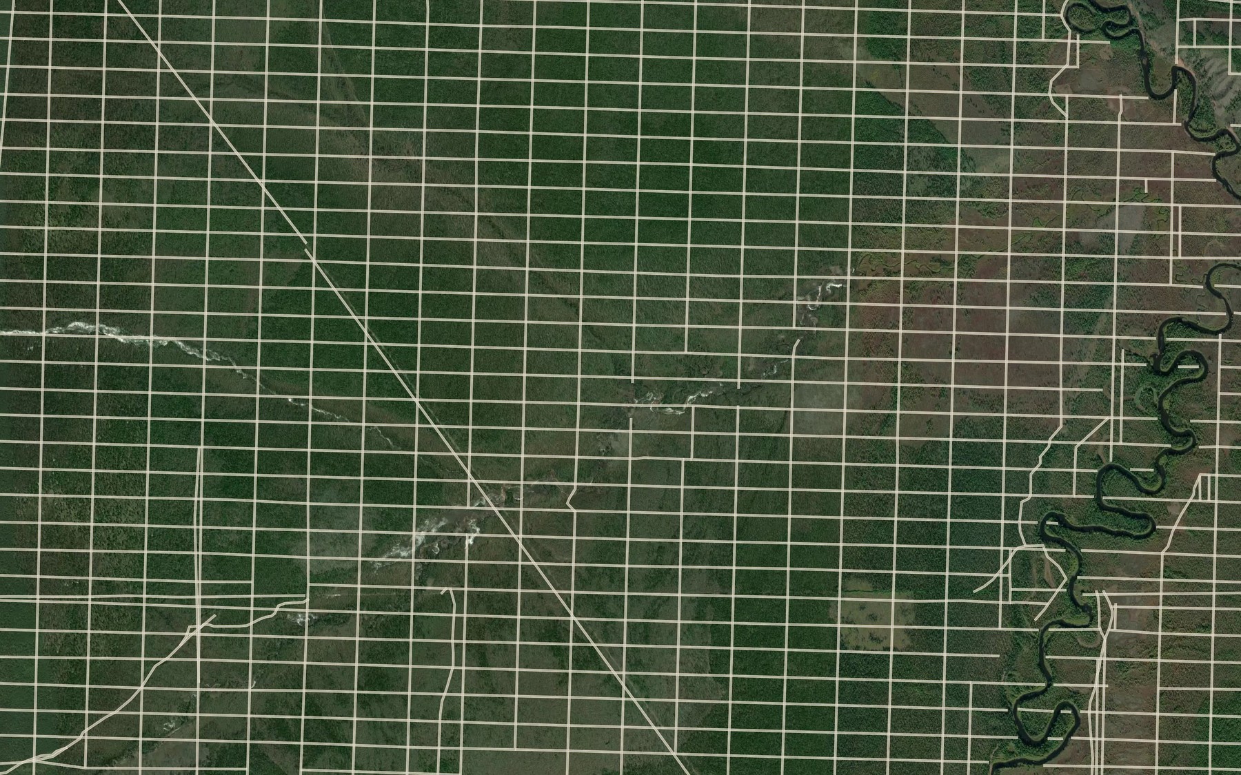 Satellite map of the Nyuchinskiy