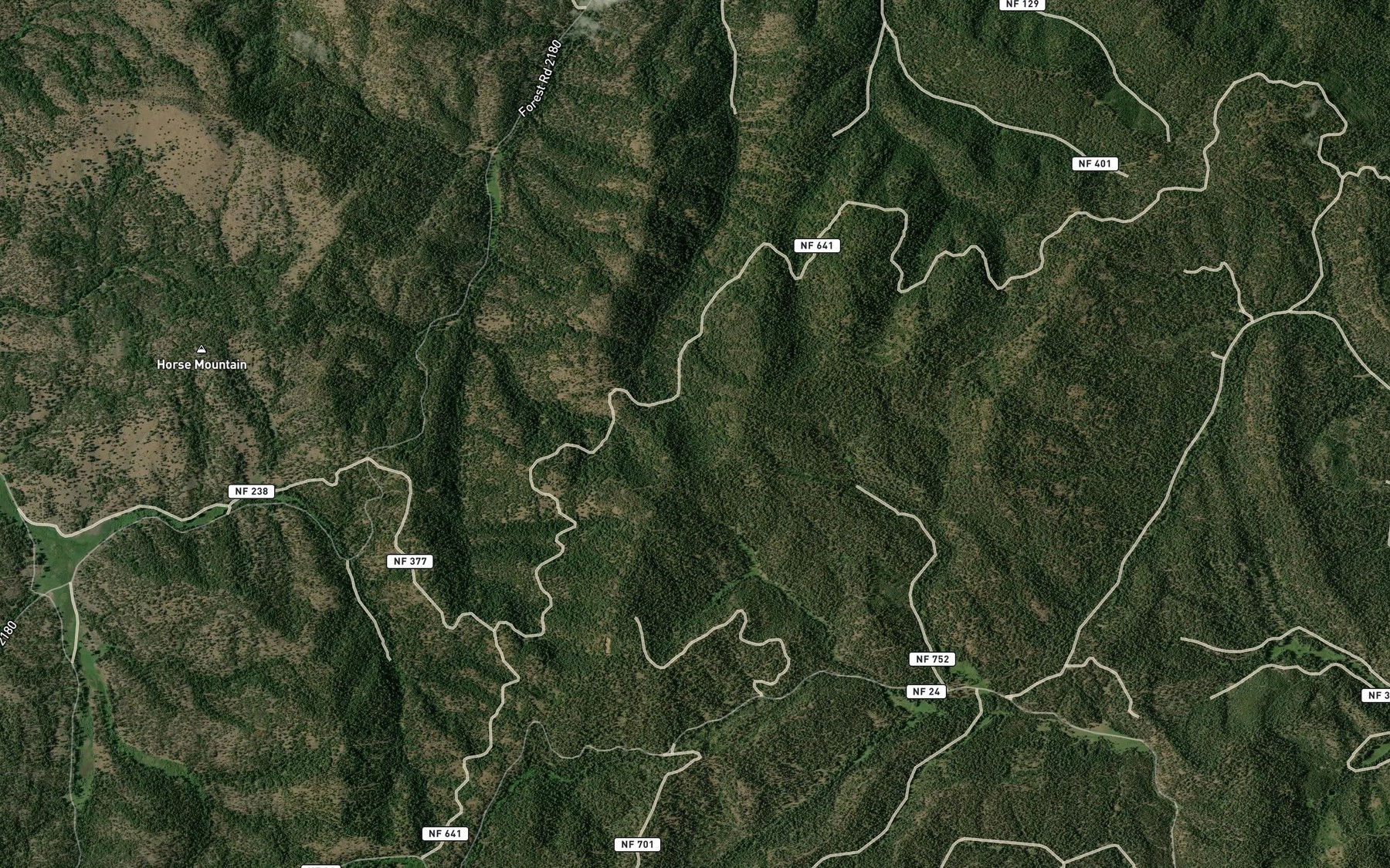 Satellite map of the Stewart Spring