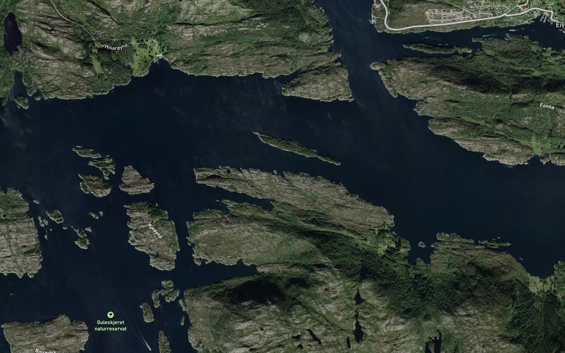 Satellite map of the Kjerringvika