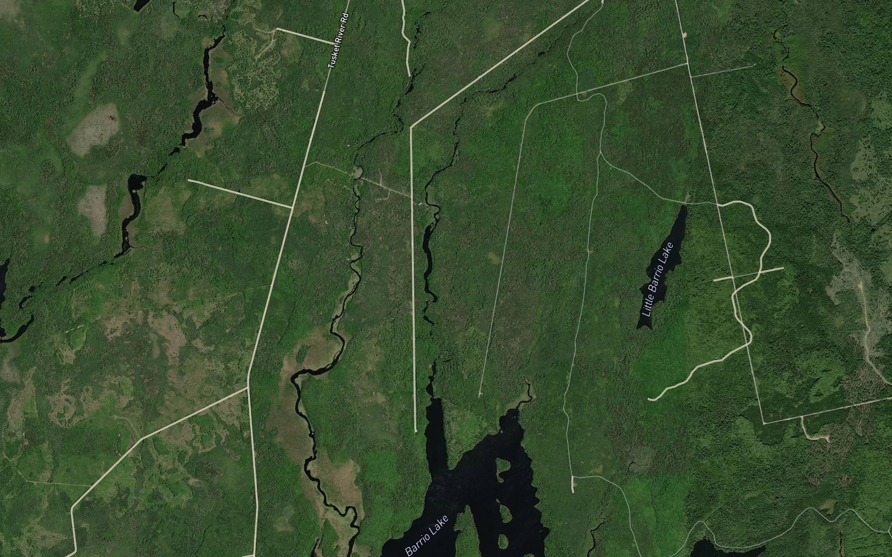 Satellite map of the Dwights Deadwater