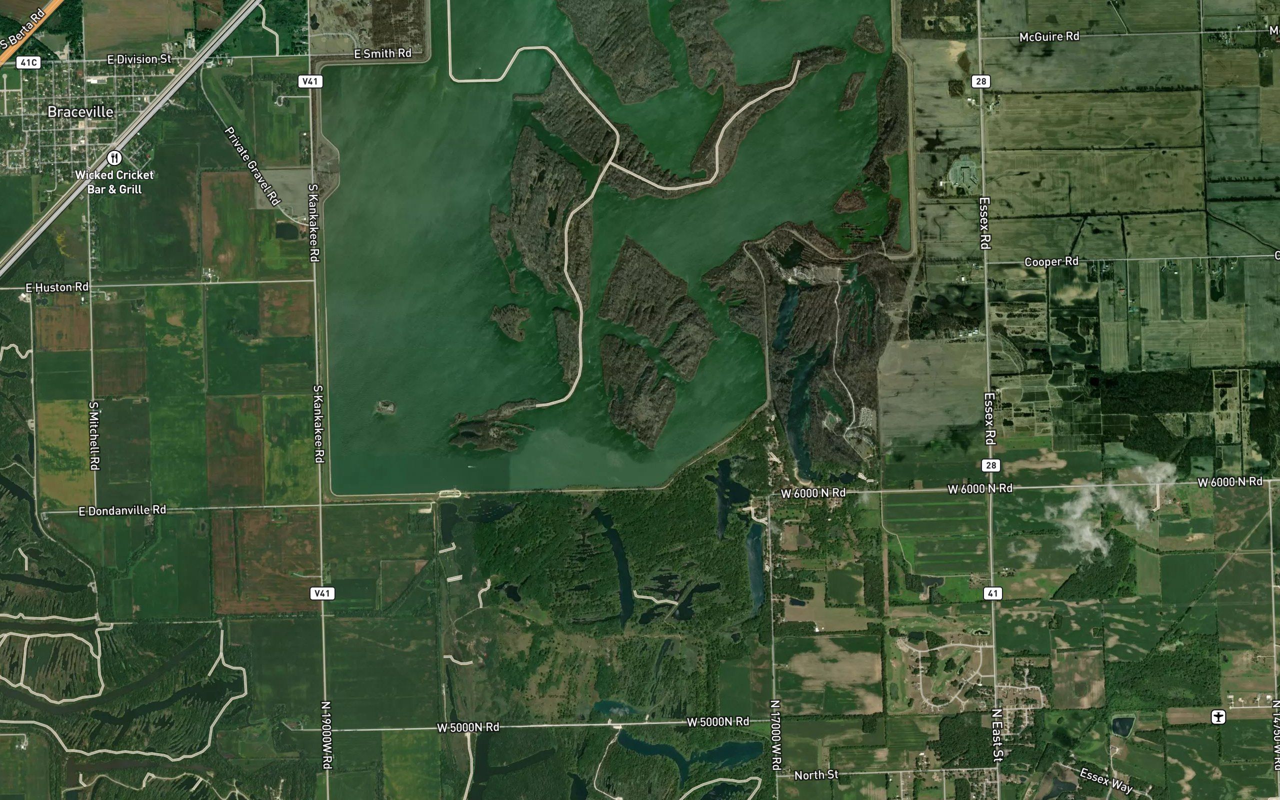 Braidwood Power Plant Cooling Pond