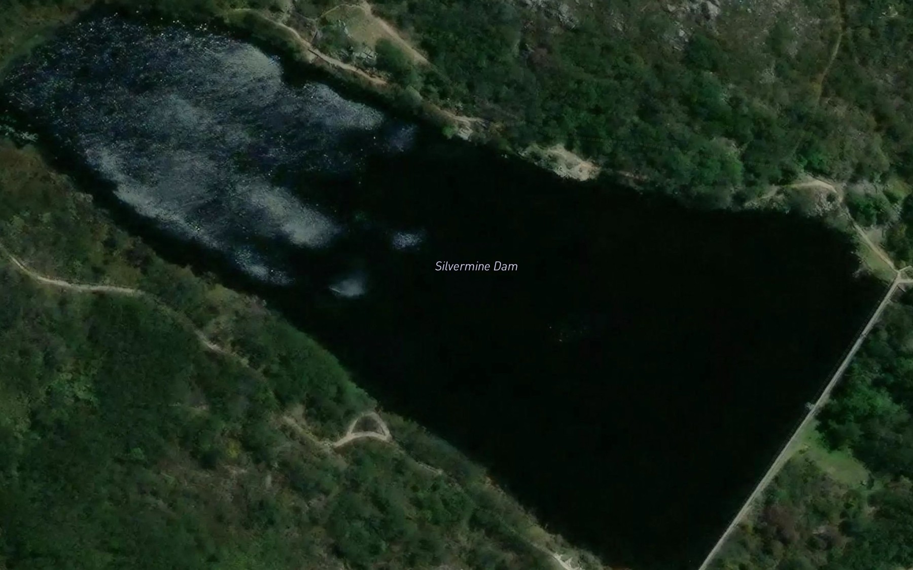 Satellite map of the Silwermyndam