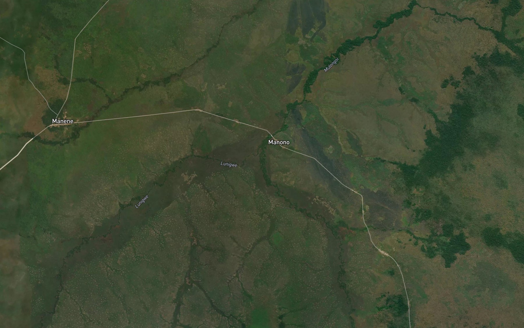 Satellite map of the Lunigwe