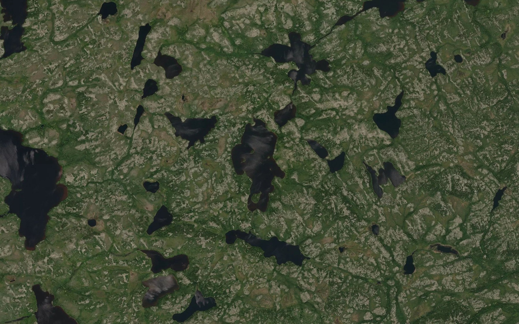 Satellite map of the Lac Atikamakw