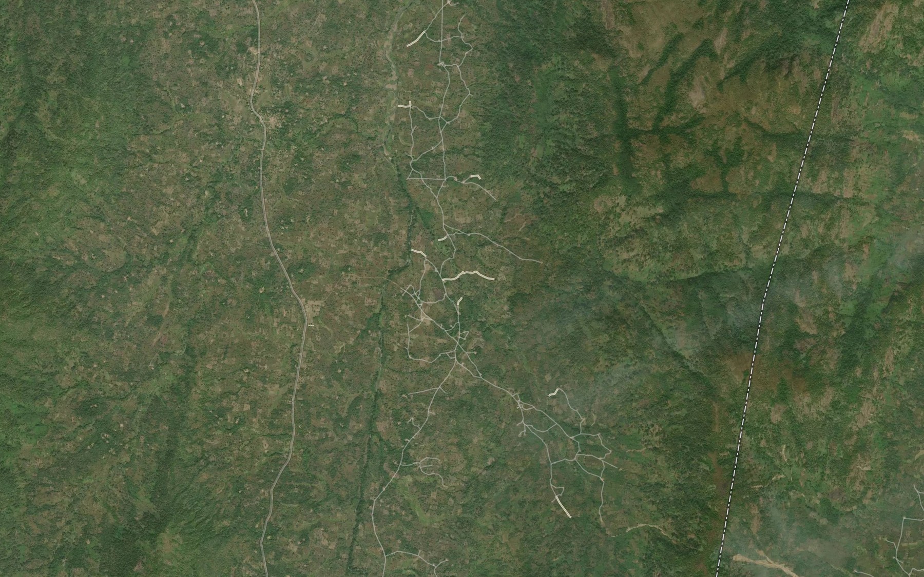 Satellite map of the Uaghyongo