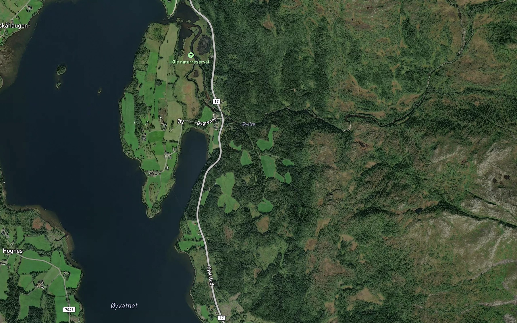 Satellite map of the Dalbekken