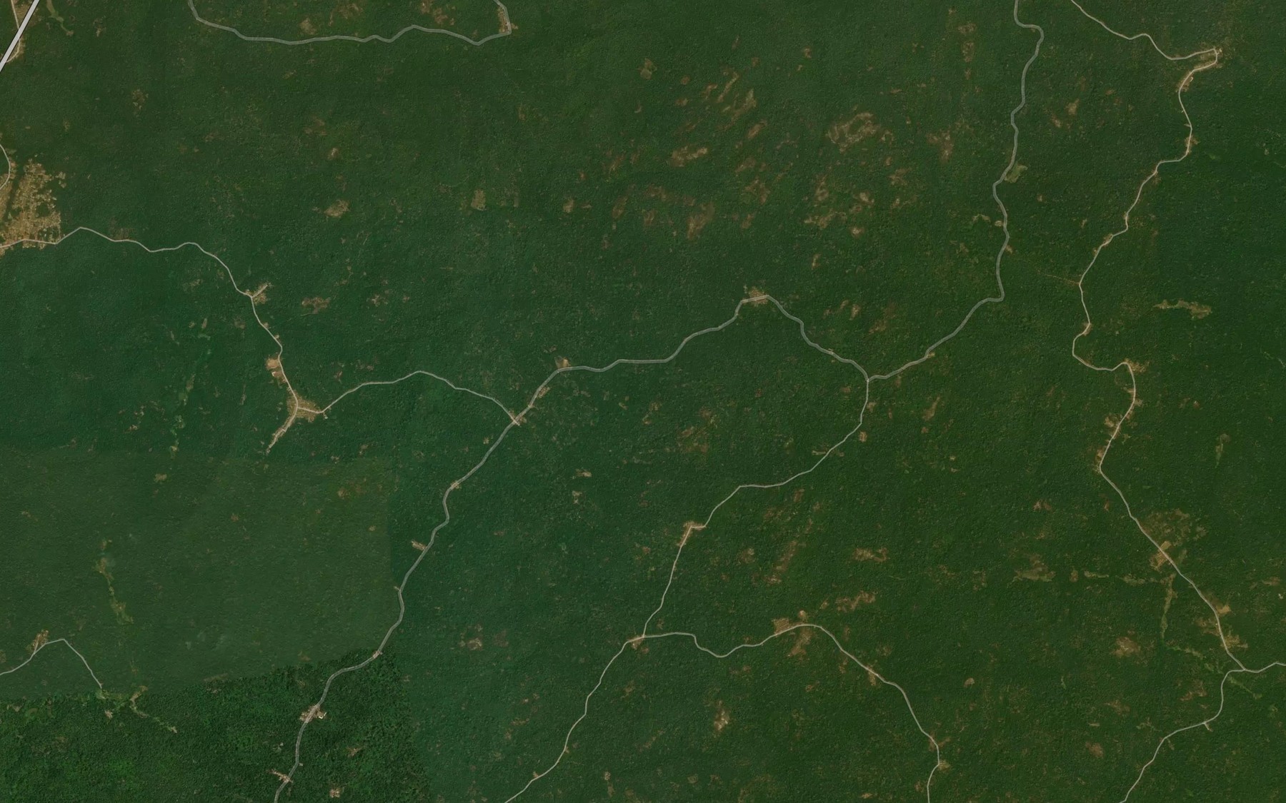 Satellite map of the River Ebiba