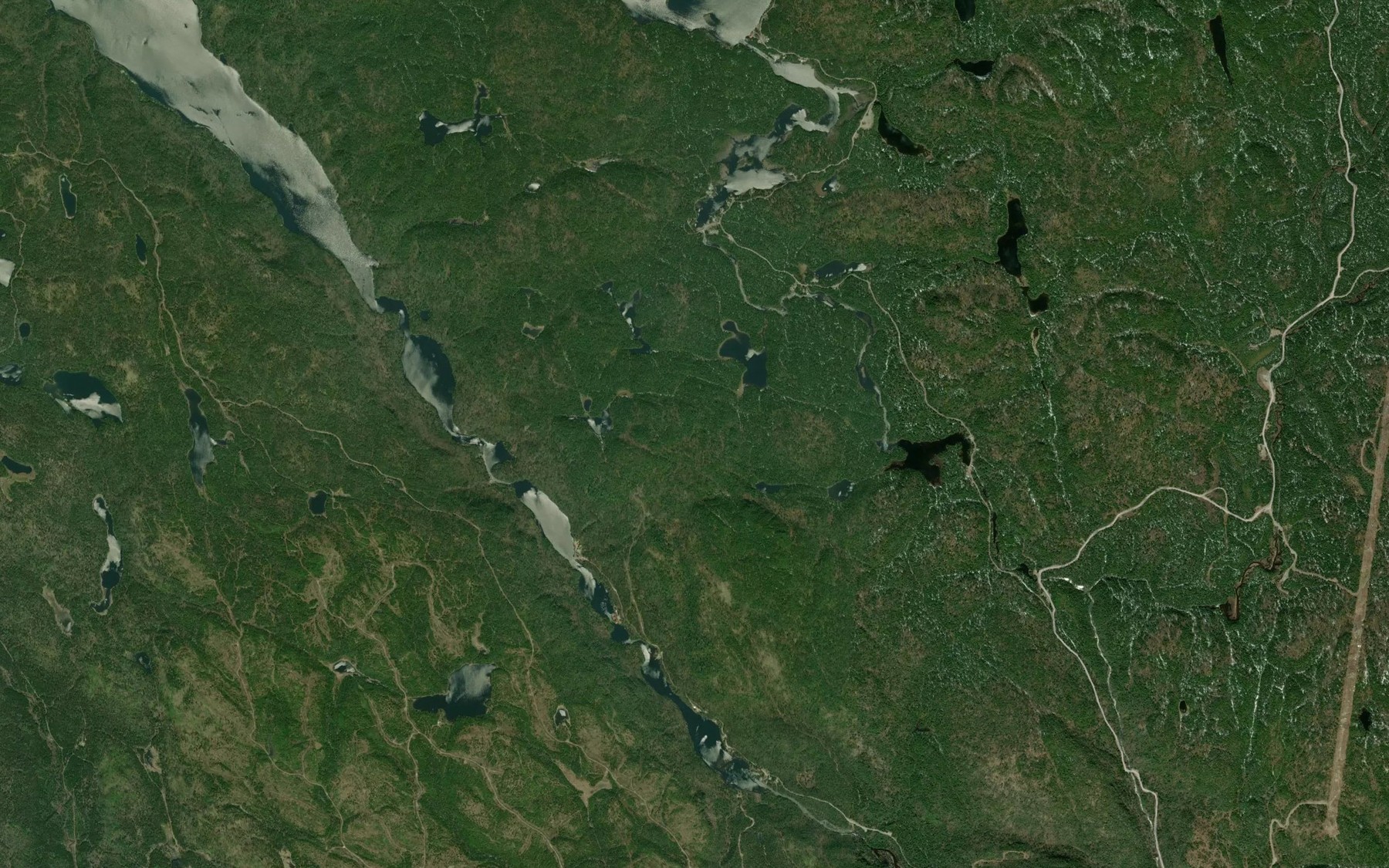 Satellite map of the Lac de la Roche