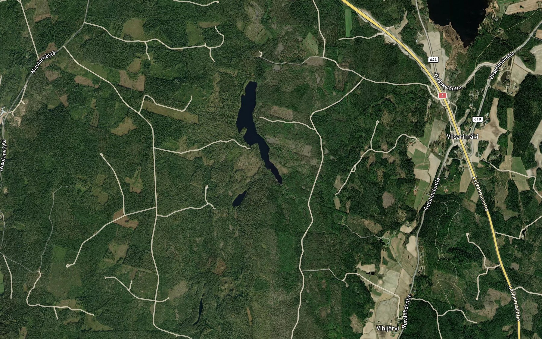 Satellite map of the Kylkisenpuro