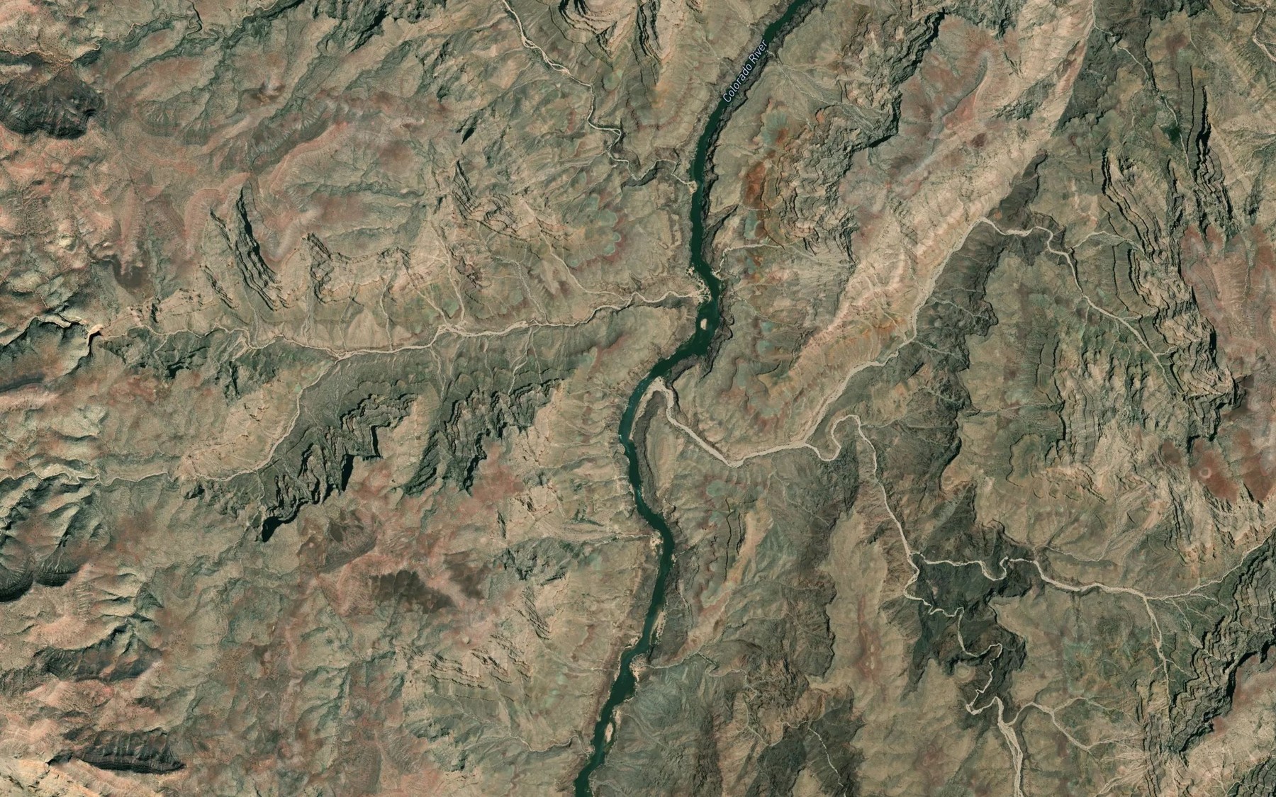 Satellite map of the Granite Spring Rapids