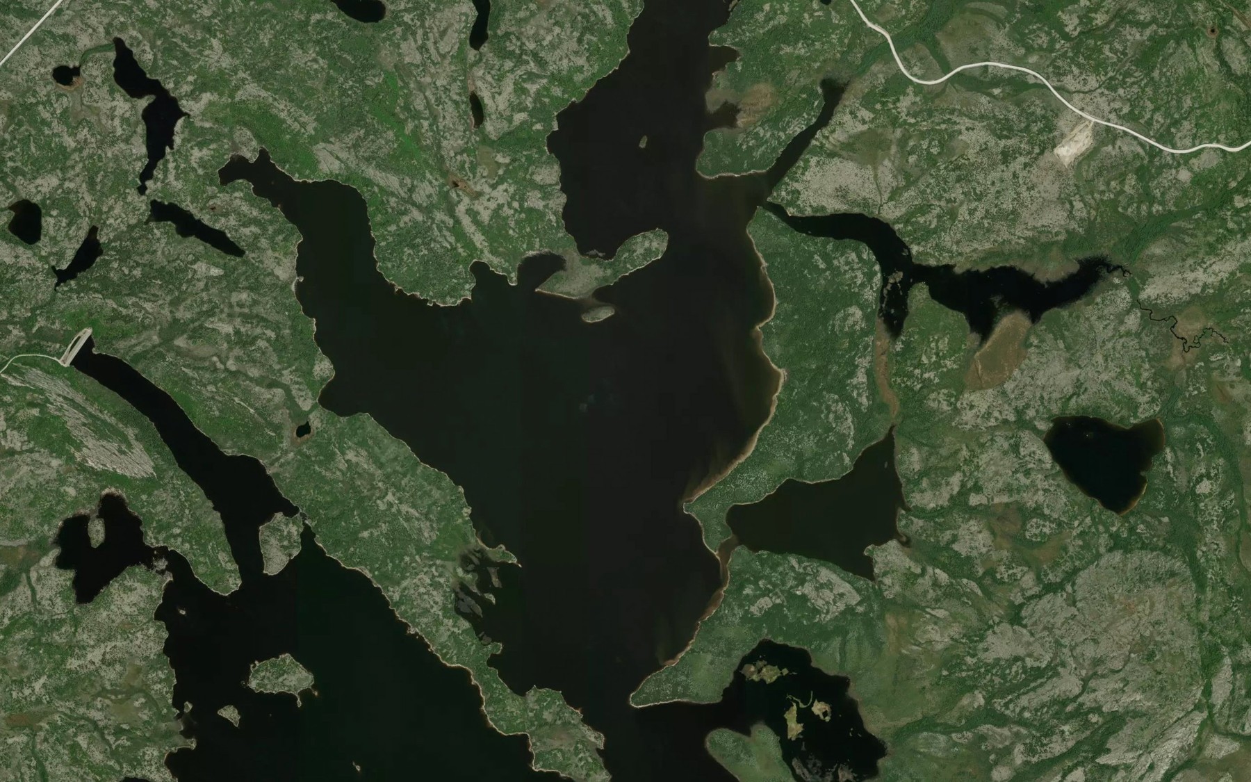 Satellite map of the Baie Ukau