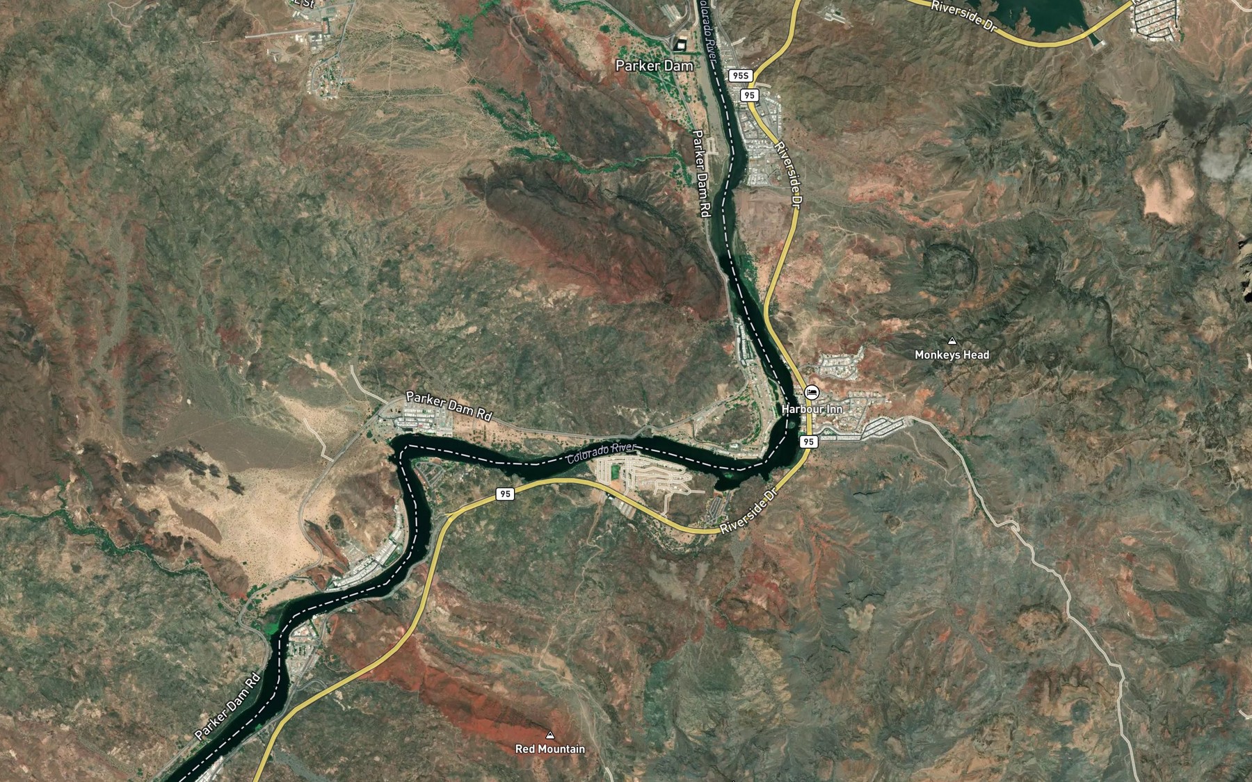 Satellite map of the Bristol Spring