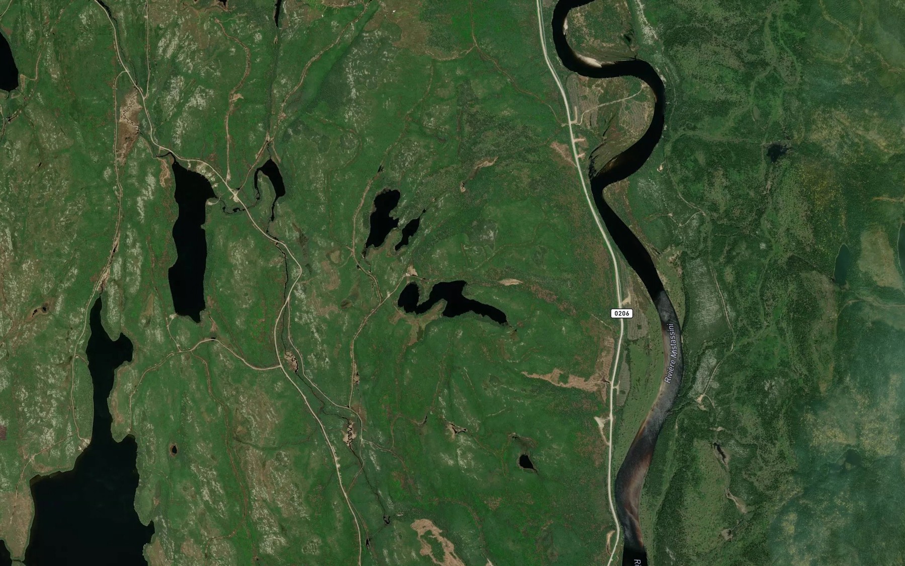 Satellite map of the Lac des Grenouilles