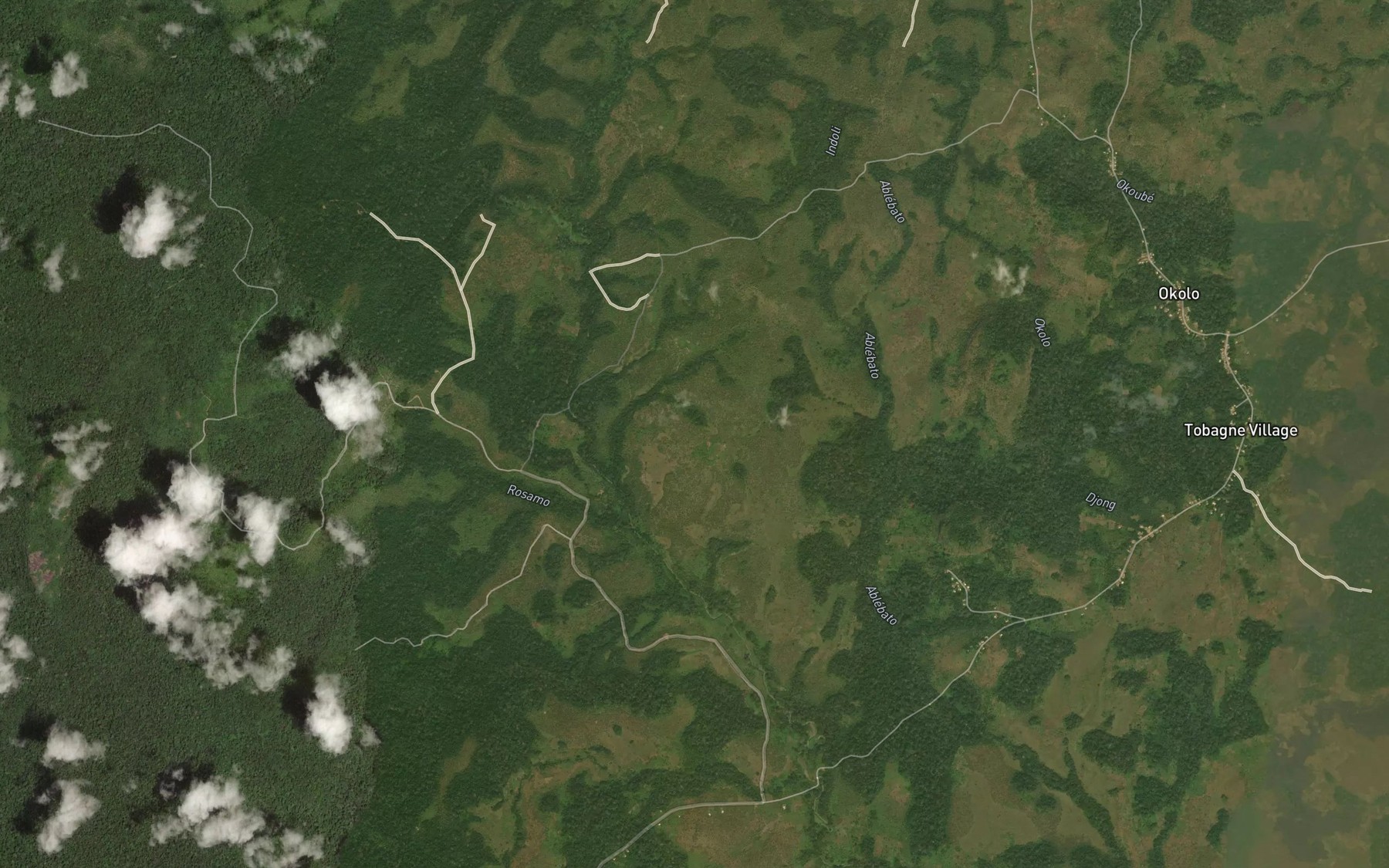 Satellite map of the Rasamo