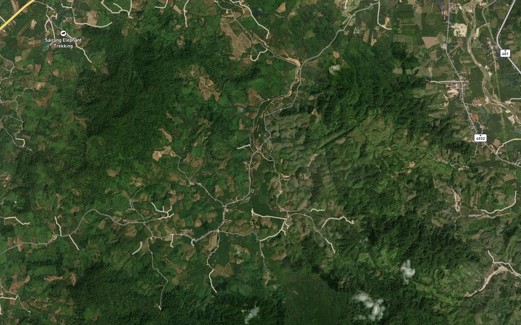 Satellite map of the Khlong Mut Chan