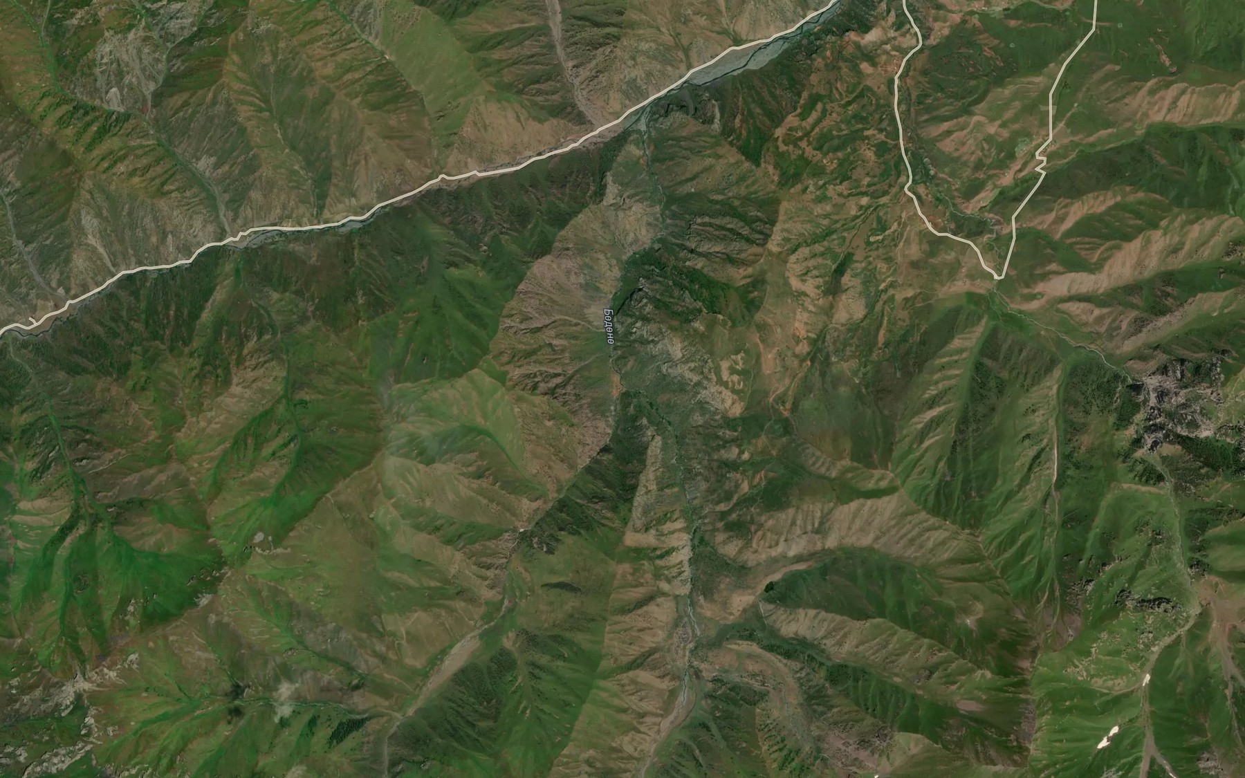 Satellite map of the Chong-Bedene