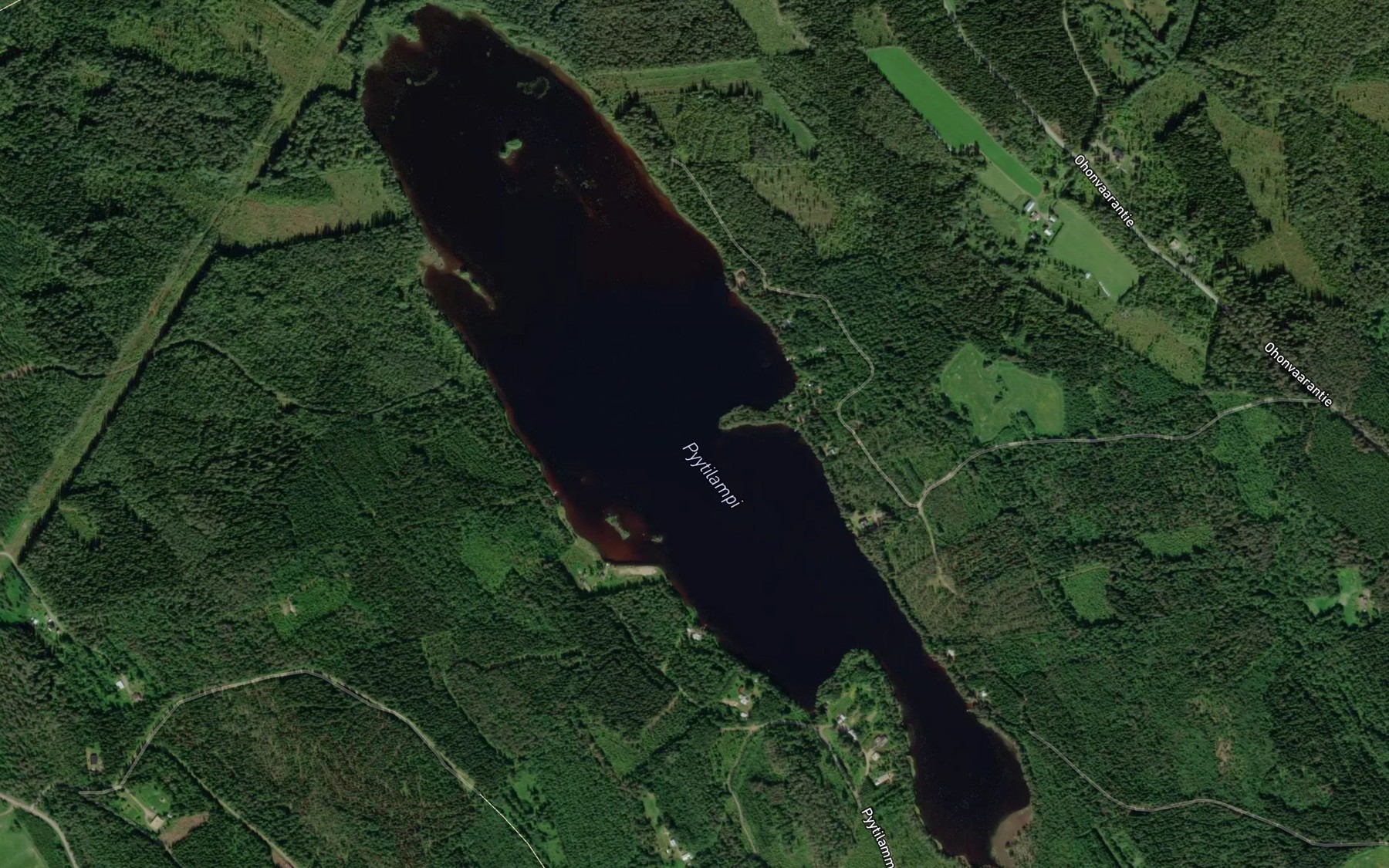 Satellite map of the Pyytilampi