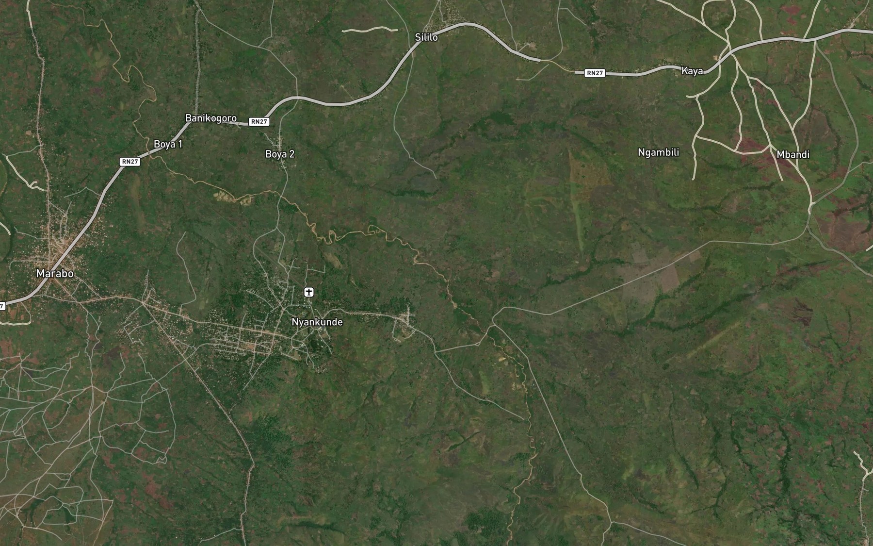 Satellite map of the Ati