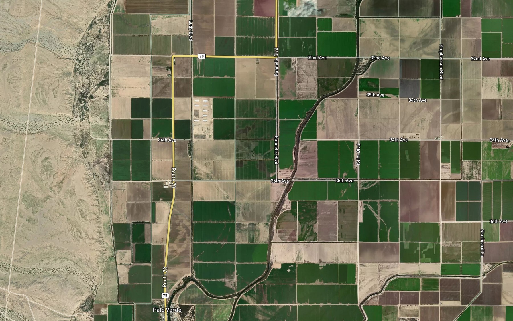 Satellite map of the C-03-10-4 Canal