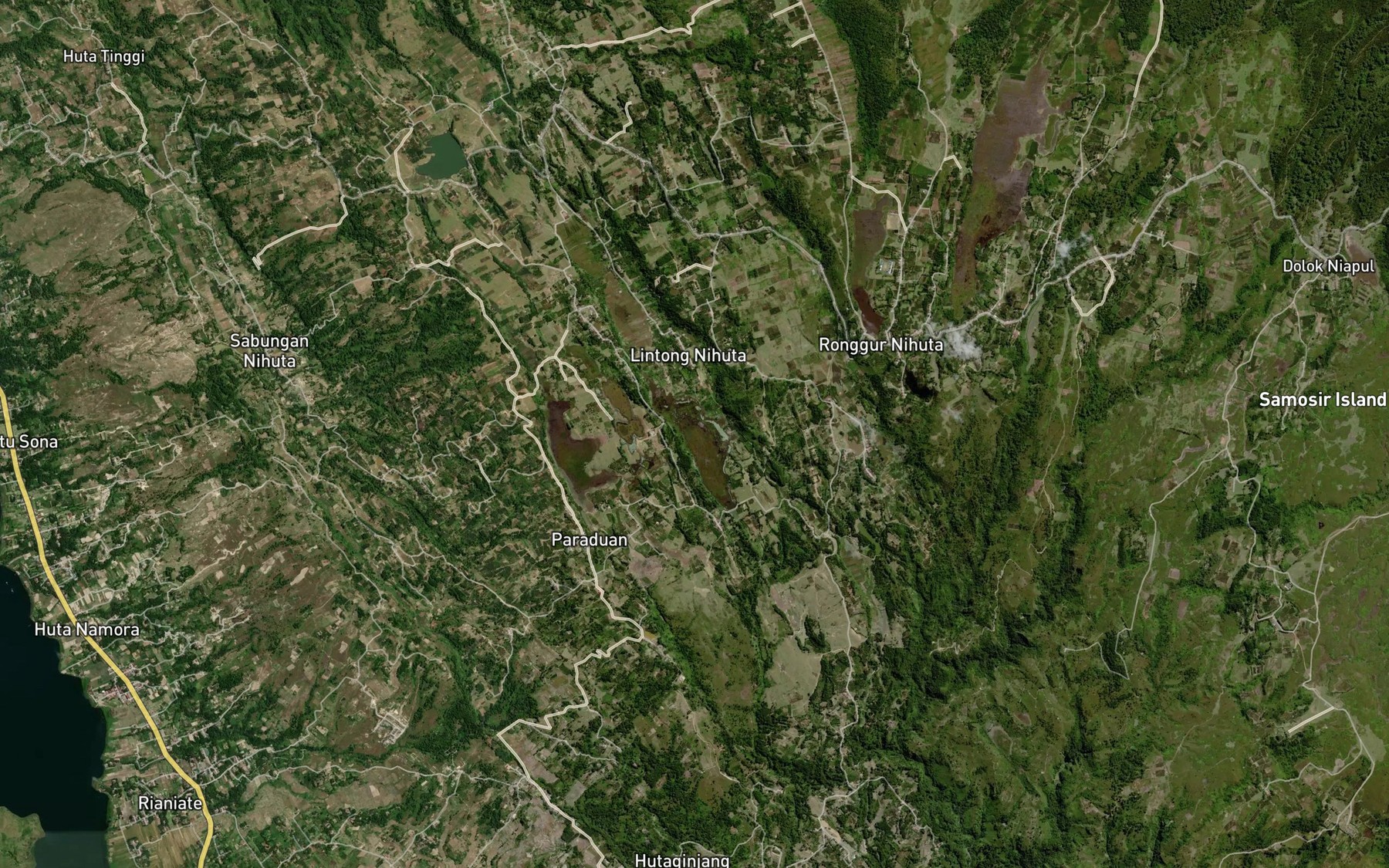 Satellite map of the Pea Lintongnihuta
