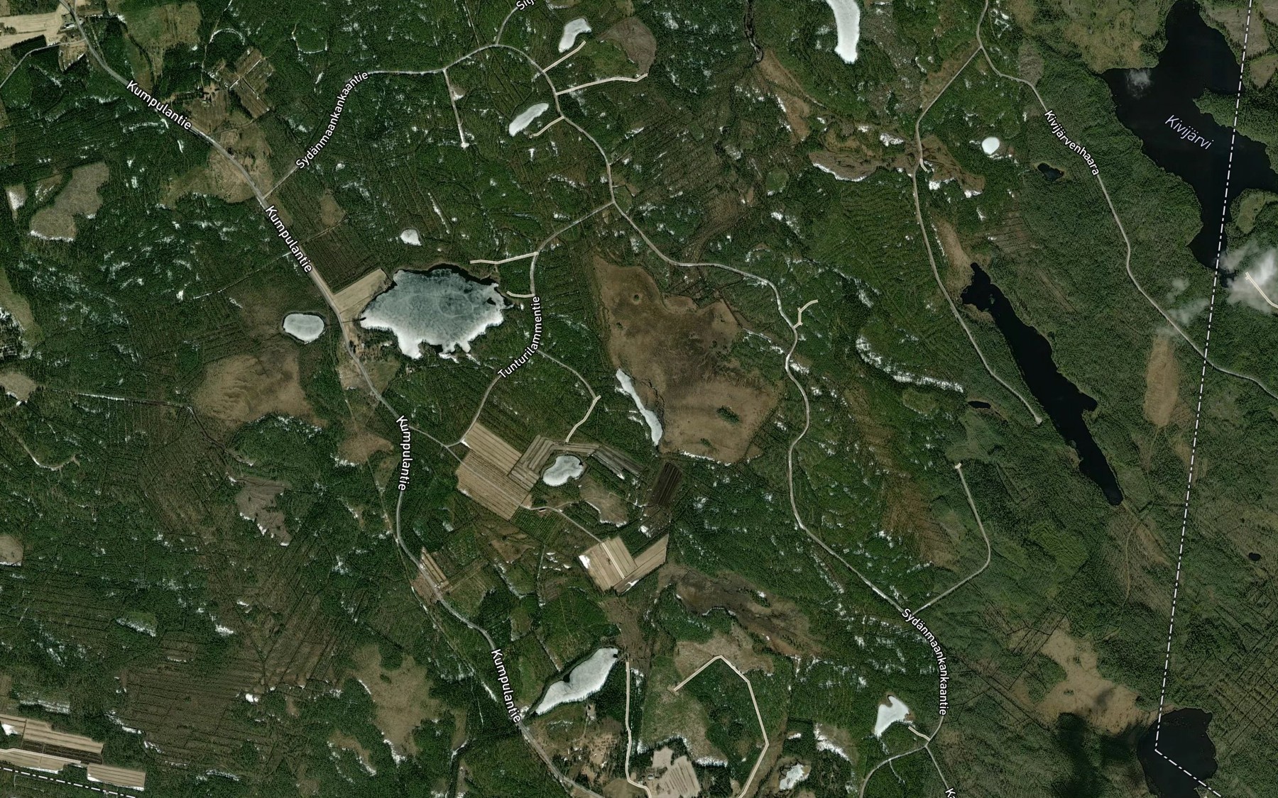 Satellite map of the Neva-Hoikka
