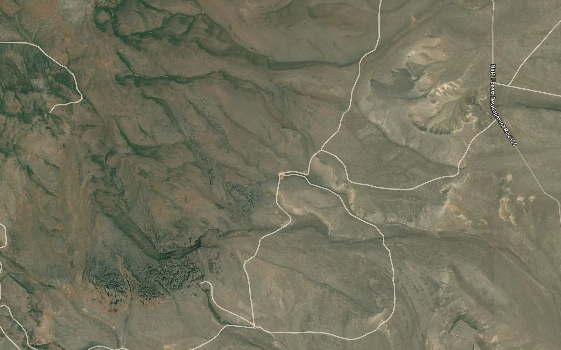 Satellite map of the Wilson Spring