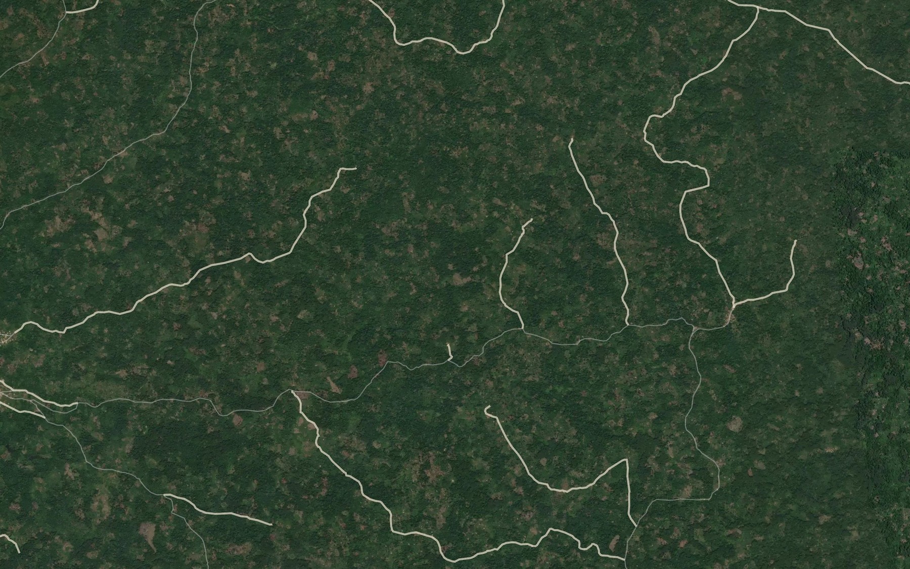 Satellite map of the Molumba