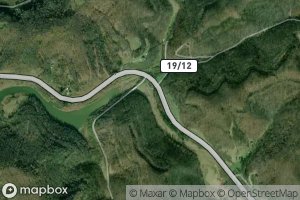 Satellite map of the Ward Run