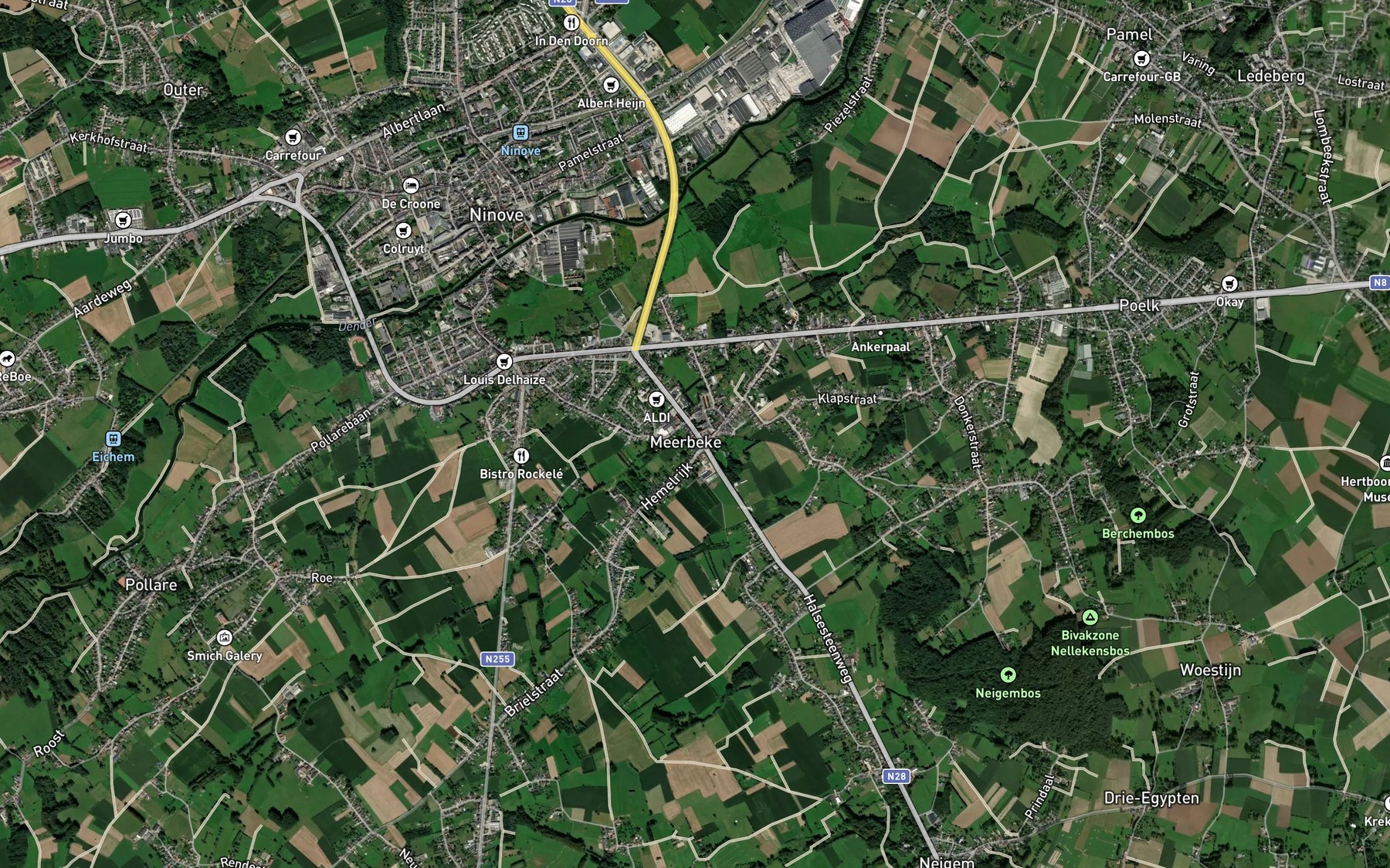 Satellite map of the Elsbeek