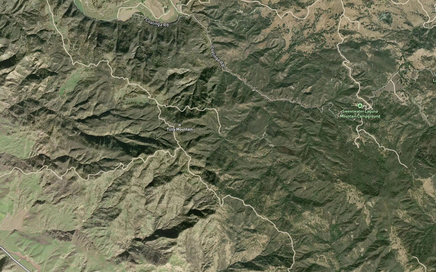 Satellite map of the Fox Spring