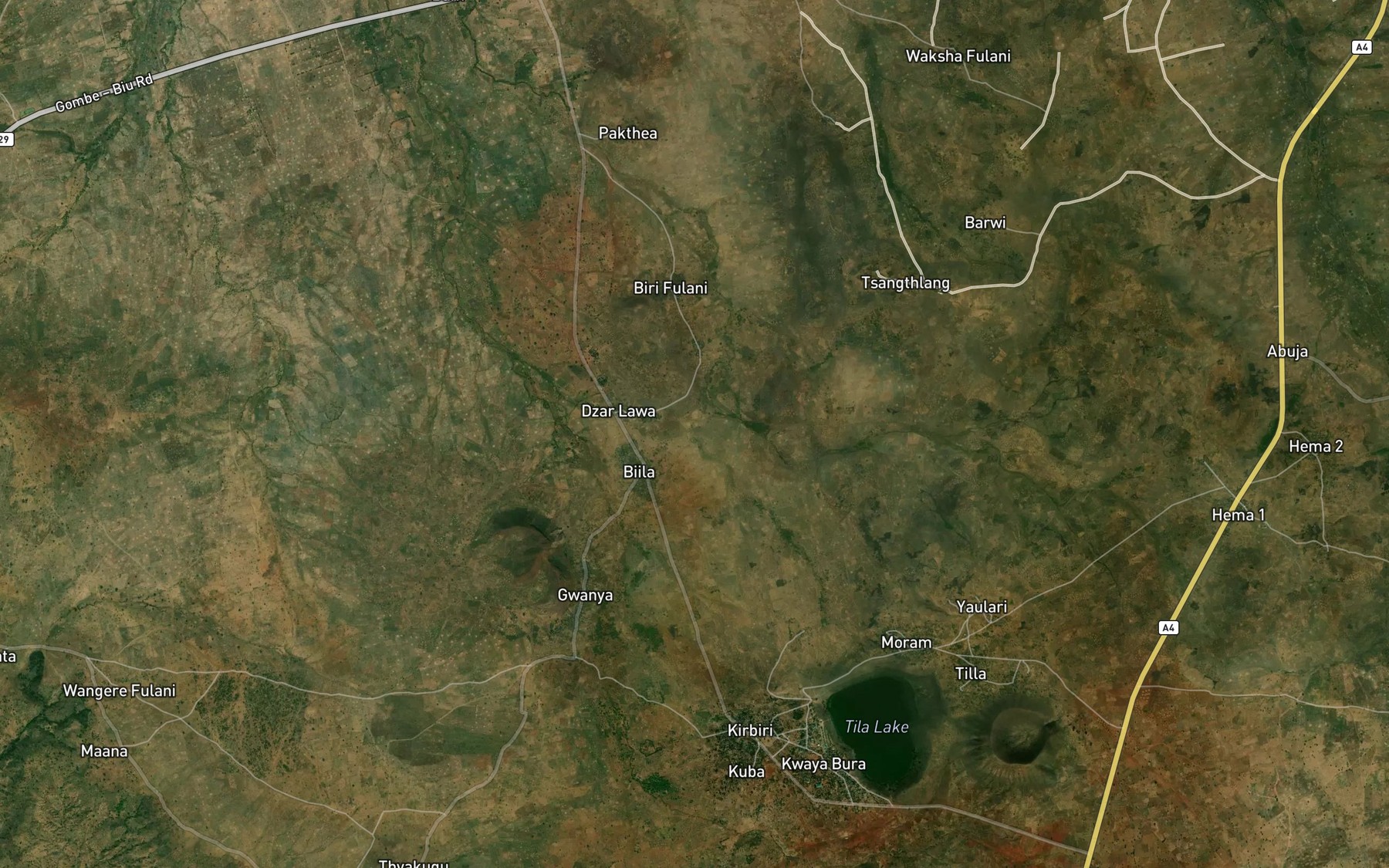 Satellite map of the Sawiaku