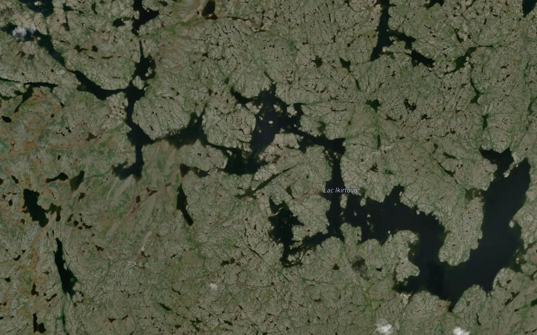 Satellite map of the Lac Ikirtuuq