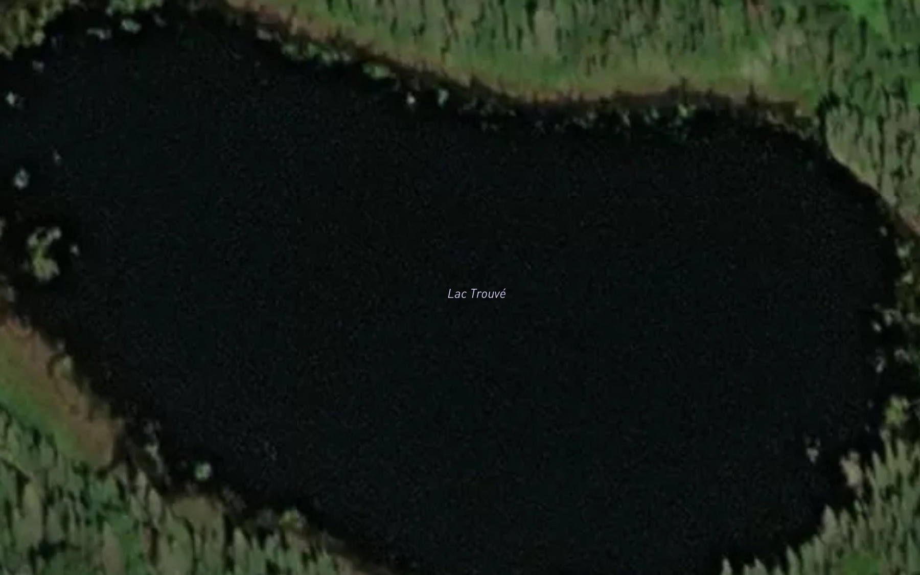 Satellite map of the Lac Trouve