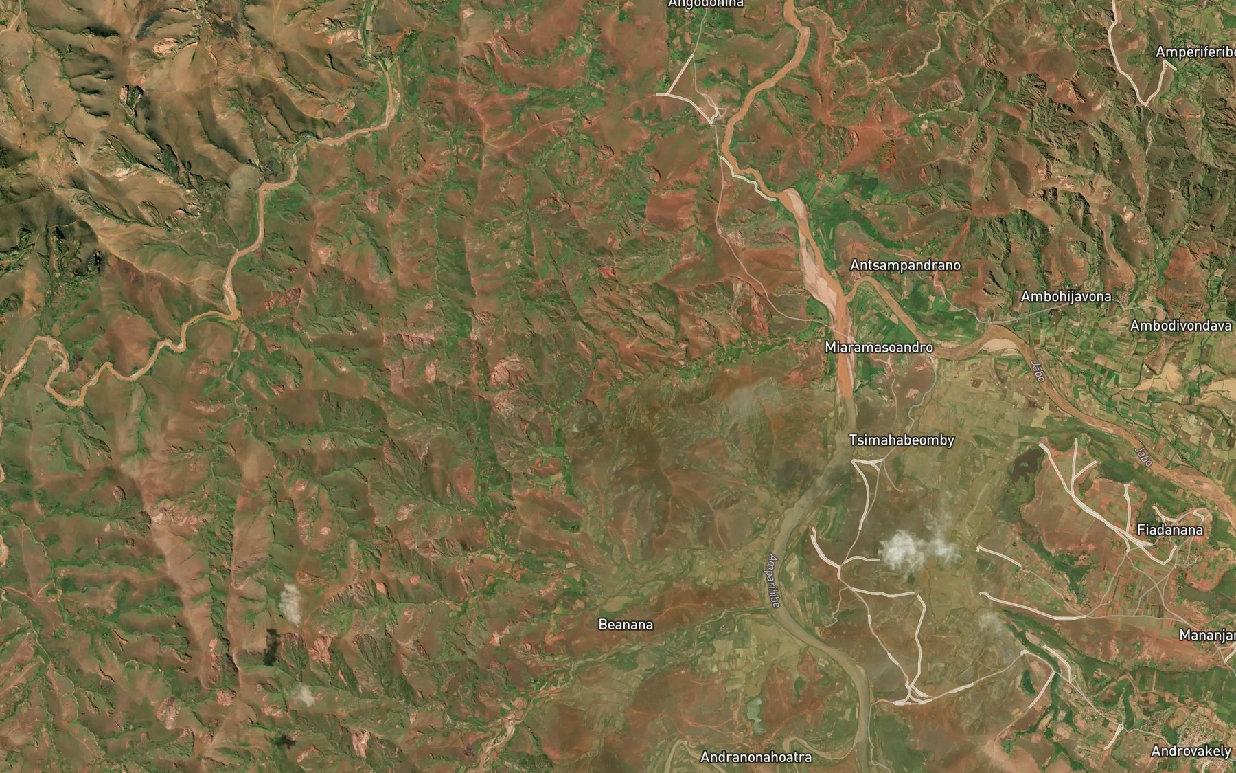 Satellite map of the Jabo
