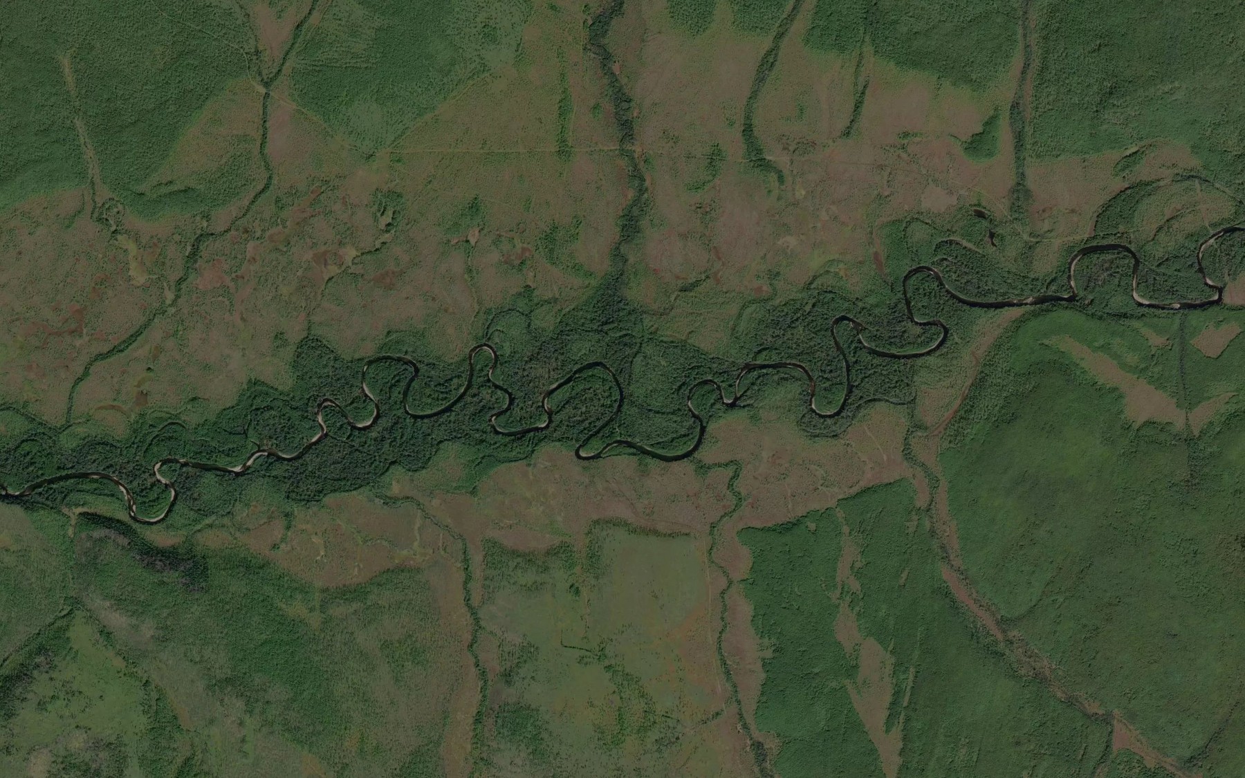 Satellite map of the Oktaly