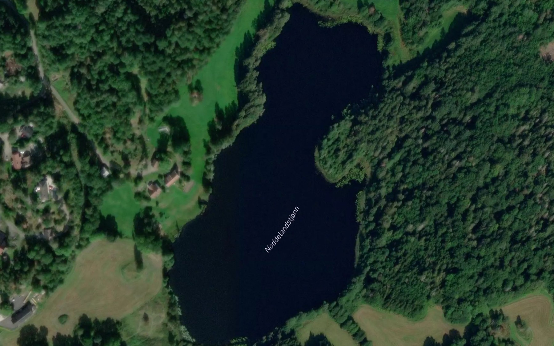 Satellite map of the Noddelandstjonn
