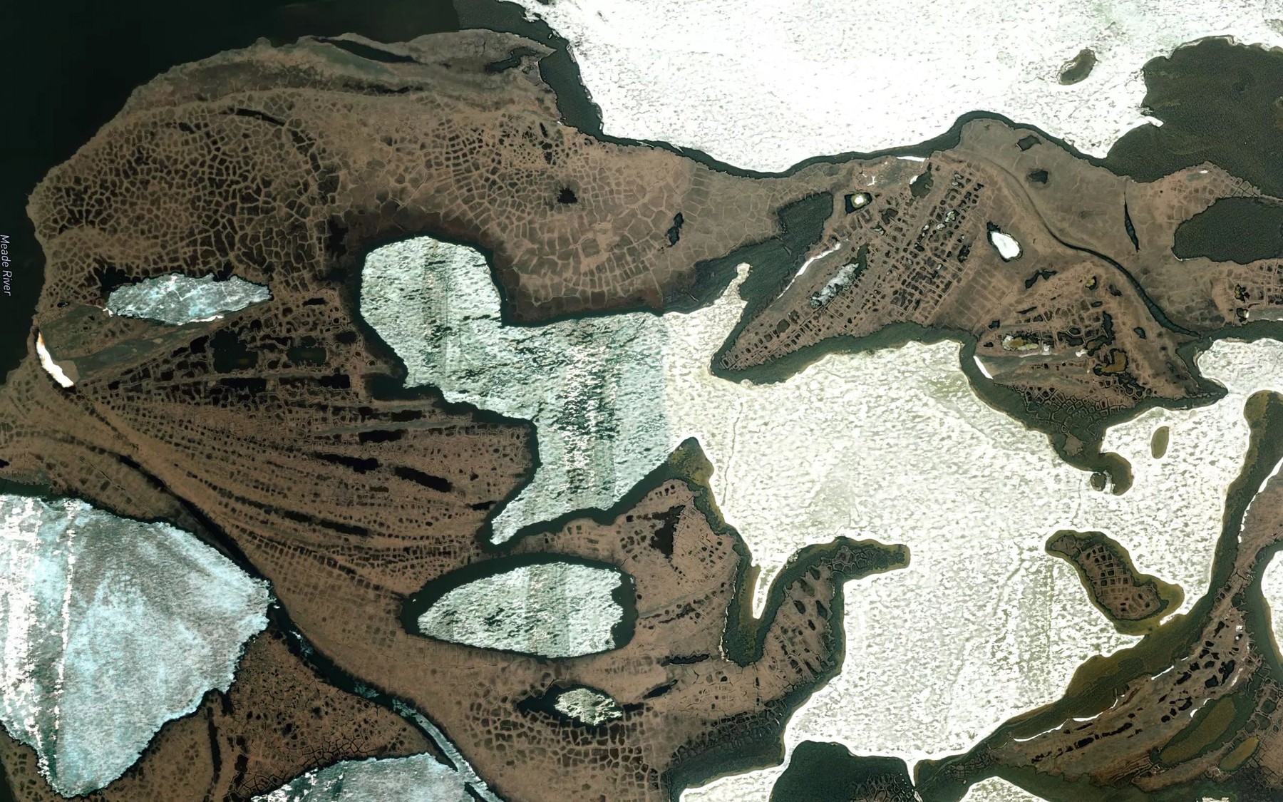 Satellite map of the Kuyanak Bay