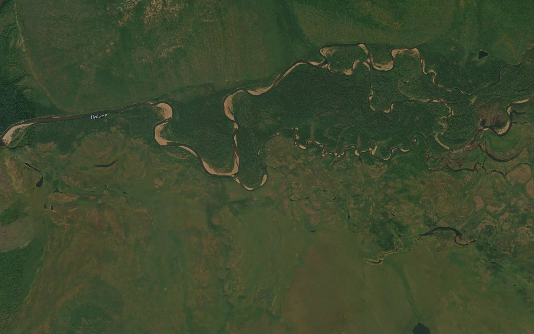 Satellite map of the Orto-Mar