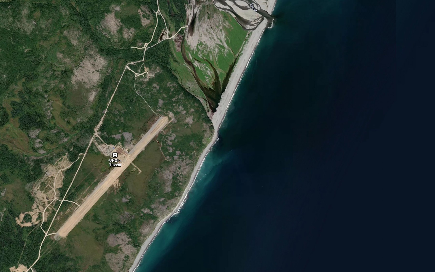 Satellite map of the Tukchi